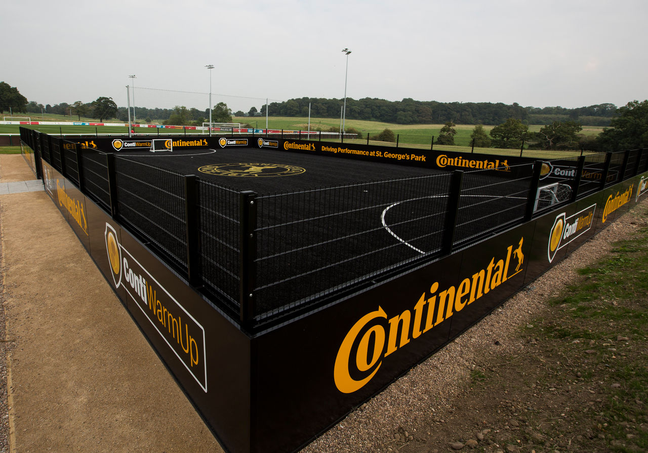 Continental Tyres launch the Conti Warm Up Pitch at St Georges Park Training Complex
5th September 2014.
Picture By Mark Robinson
