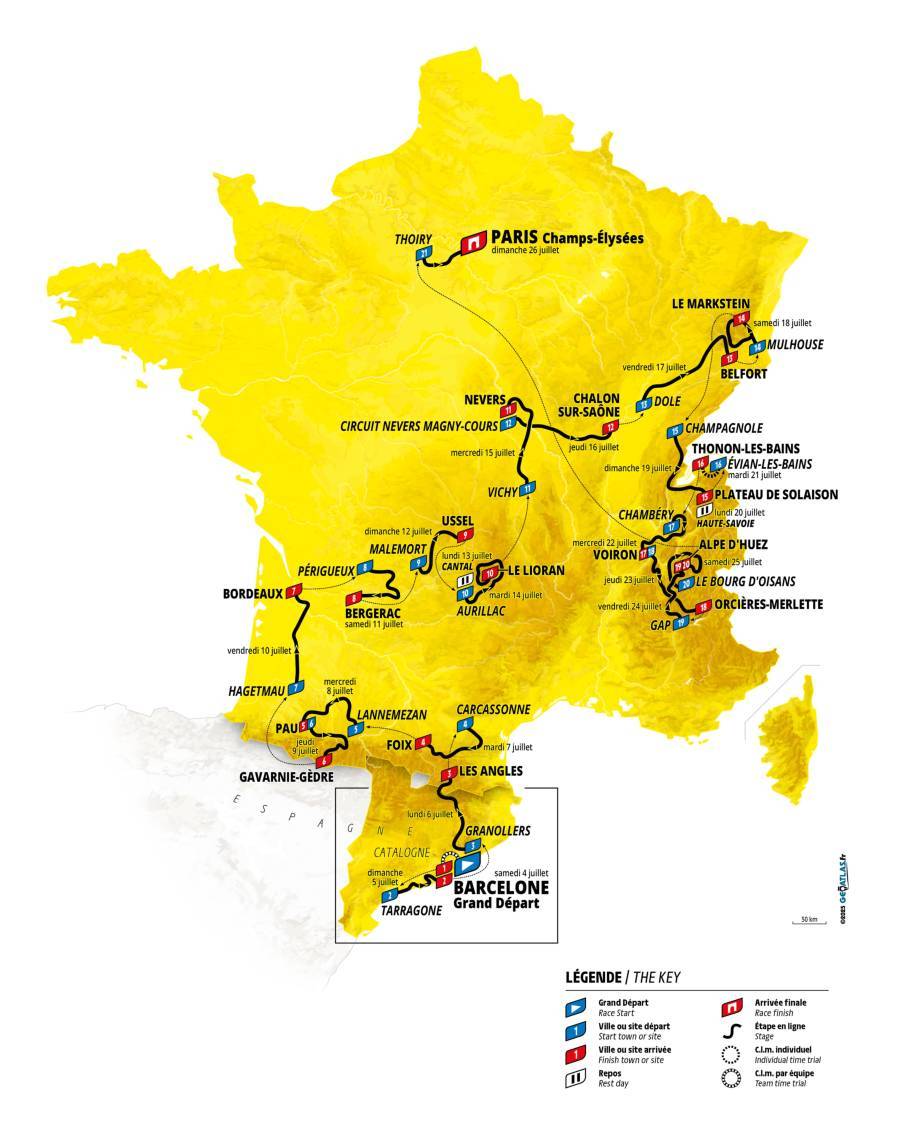 TDF 2026 Map