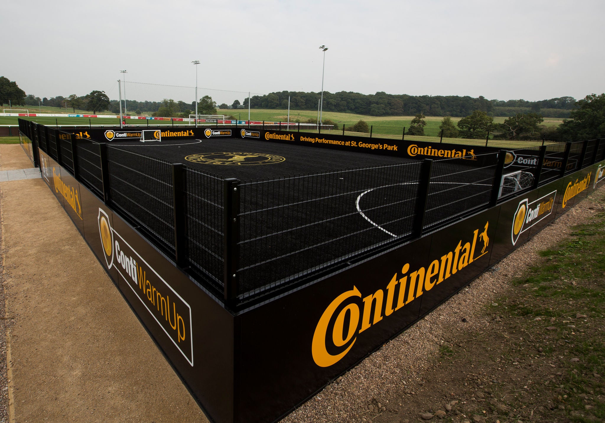 Continental Tyres launch the Conti Warm Up Pitch at St Georges Park Training Complex&#xD;5th September 2014.&#xD;Picture By Mark Robinson&#xD;