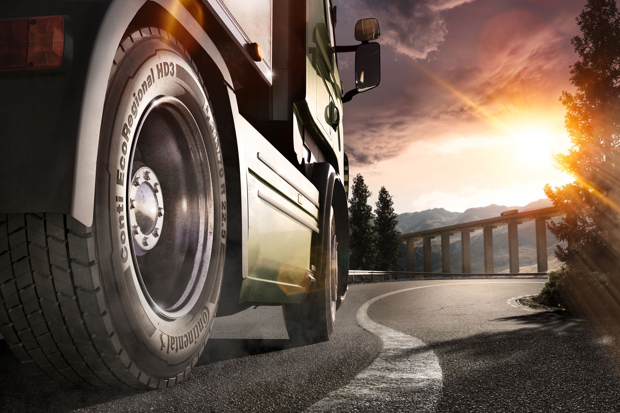 What truck tyres tell us