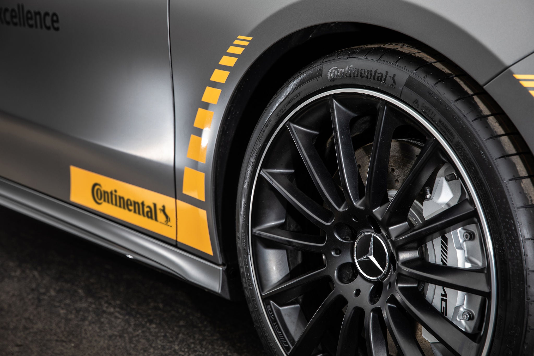 Mercedes Benz World Continental tyres