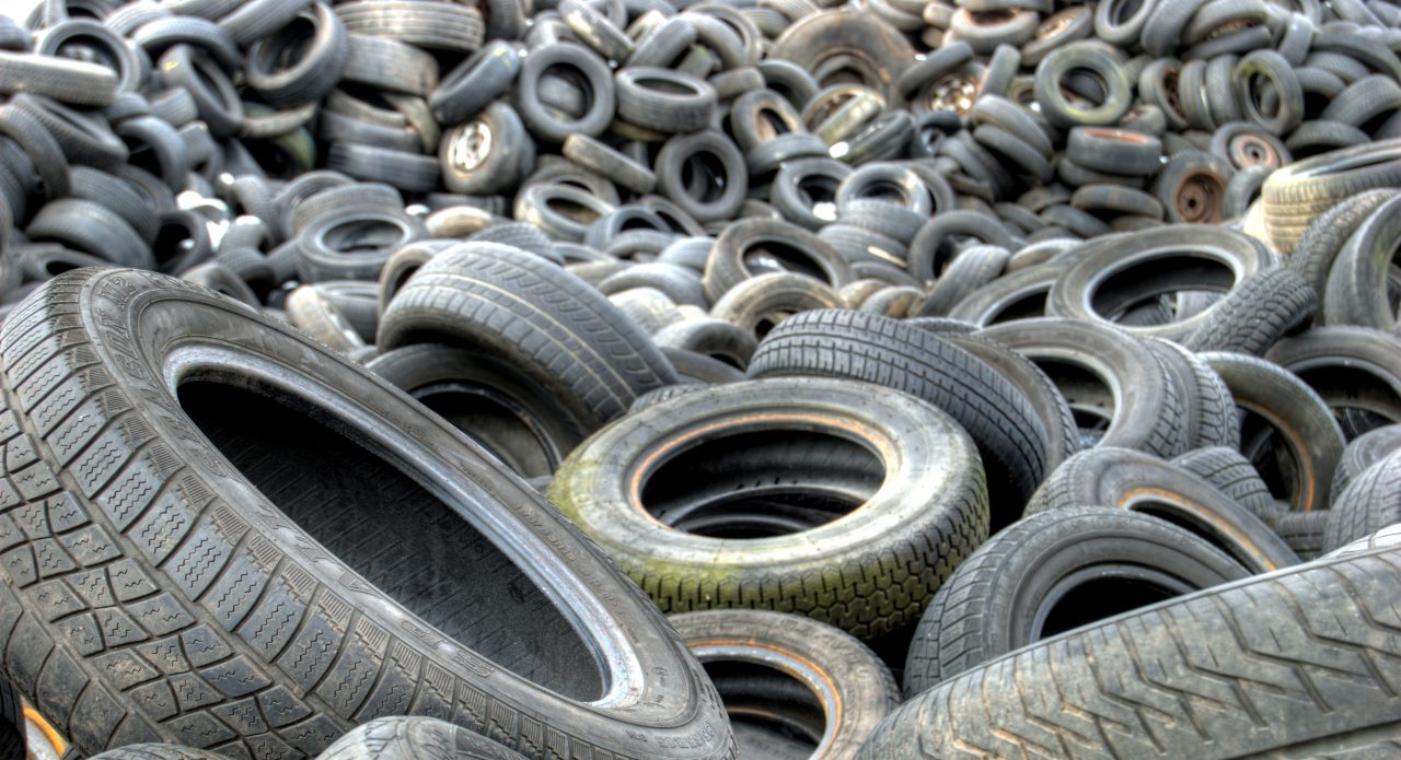 Disposing of tyres
