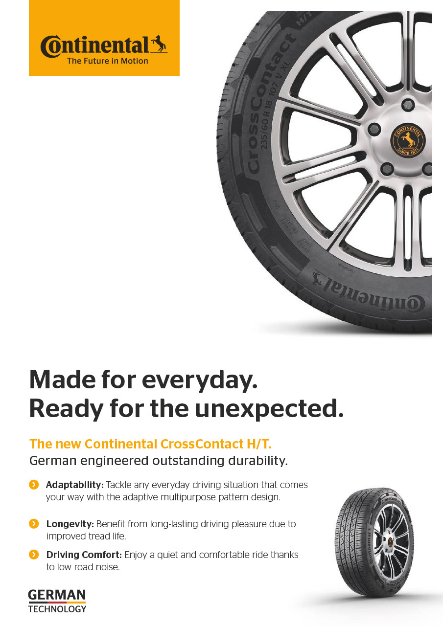 CrossContact H/T Made for everyday. Ready for the unexpected