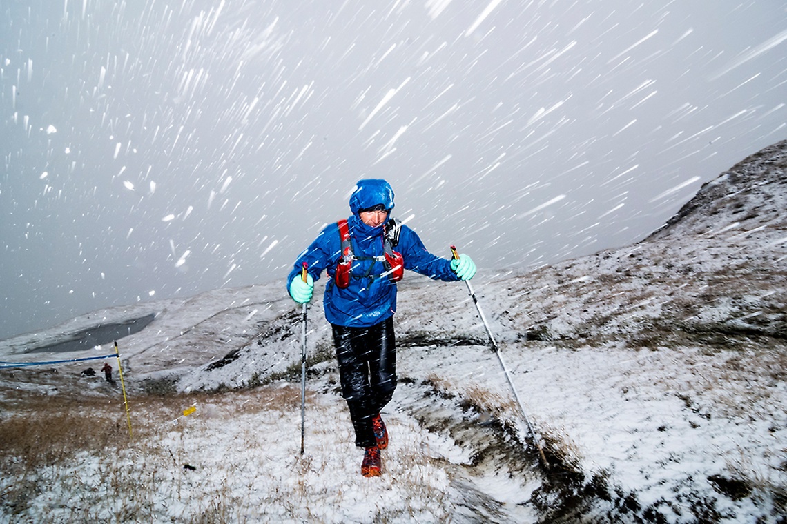 Running in winter