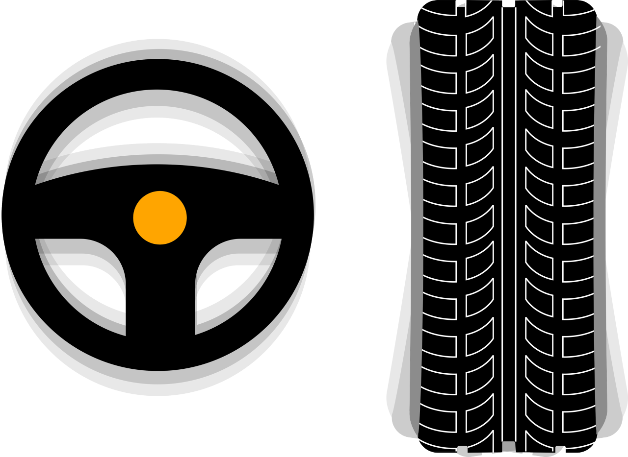 Tire and steering wheel