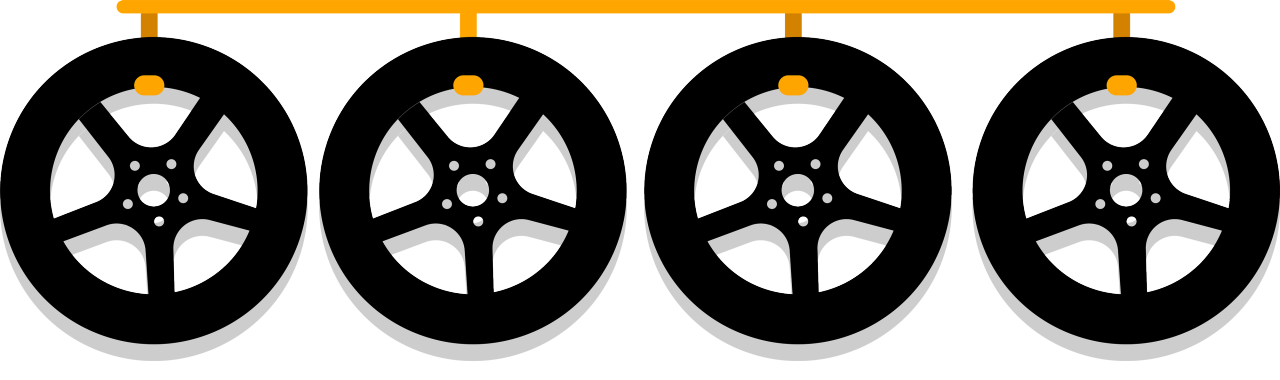 Graphics about the best way to store tires.